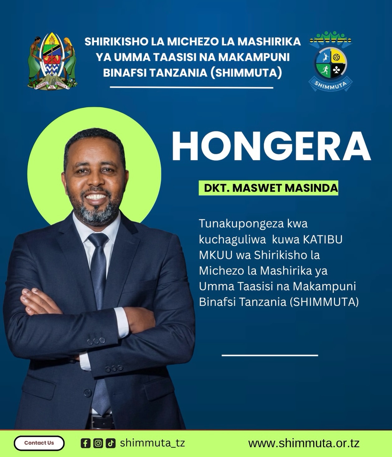 SHIMMUTA Yatarajia Hatua Mpya Chini ya Uongozi Mpya